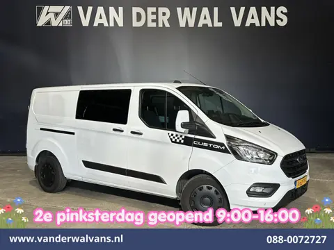 Ford Transit Custom 2.0 TDCI 170pk L2H1 Dubbele Cabine Euro6 Airco | 5-Zits | 2x Zijdeur | Camera | 