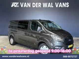 Ford Transit Custom 2.0 TDCI 170pk L2H1 Dubbele Cabine Euro6 Airco | 5-Zits | 2x Zijdeur | Camera | 