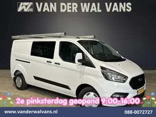 Ford Transit Custom 2.0 TDCI 130pk L2H1 Dubbele Cabine Inrichting Euro6 Airco | 5-Zits | Imperiaal |