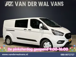 Ford Transit Custom 2.0 TDCI L2H1 Dubbele Cabine Inrichting Euro6 Airco | 6-Zits | Camera | LED | Ap