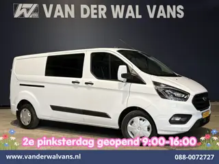 Ford Transit Custom 2.0 TDCI 130pk Automaat L2H1 Dubbele Cabine Euro6 Airco | 6-Zits | Camera | Navi