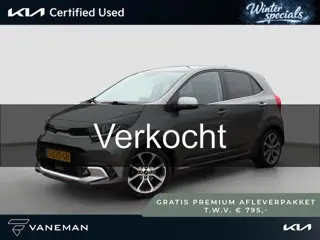 Kia Picanto 1.0 T-GDi X-Line 5p 100PK Leder | Camera | Stoel & Stuurverwarming | Cruise | Key-Less |