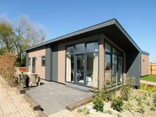 Luxe stijlvol chalet in de duinen bij de vuurtoren en De Cocksdorp
