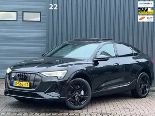Audi E-tron Sportback 50 quattro S edition 71 kWh|Pano|Luchtvering|Soh 91%|Trekhaak |Cam|Memory|Adap