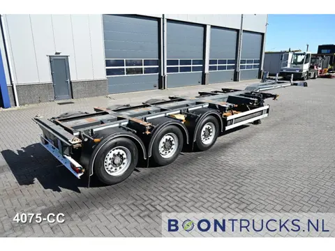 D-Tec PORTMASTER | 2x20-30-40-45ft HC * LIFT AXLE * SAF / DISC * NL TRAILER * APK 08-2026