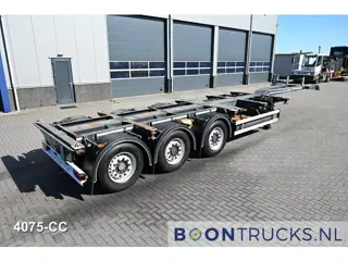 D-Tec PORTMASTER | 2x20-30-40-45ft HC * LIFT AXLE * SAF / DISC * NL TRAILER * APK 08-2026