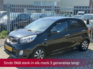 Kia Picanto 1.0 CVVT ISG 5 deurs! NL AUTO NAP! Leer l Airco ECC l MTF-stuur l 15'LMV l Trekhaak! 2e 