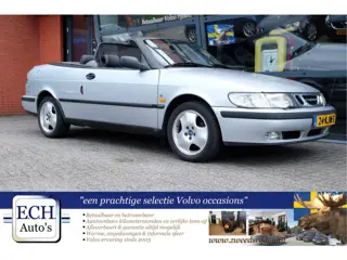 Saab 9-3 Cabrio 2.0t Aut. SE, Leer, Windscherm (bj 1998)