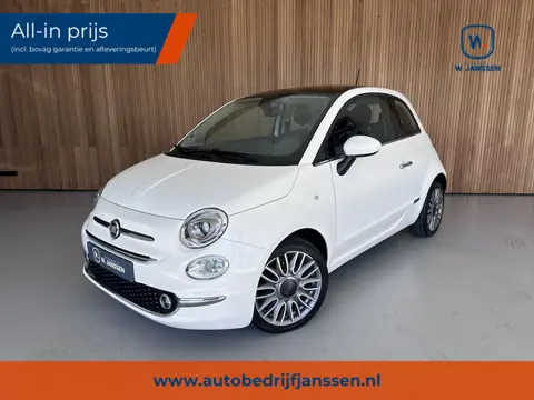 Fiat 500 0.9 TwinAir Turbo Lounge Zonnedak | Parkeersensoren | Navi
