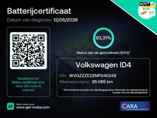 Volkswagen ID.4 Life 77 kWh 93% SOH NL Auto Rijklaarprijs