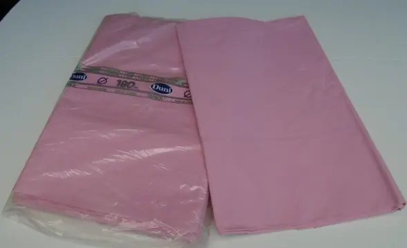 TAFELKLEED DUNI ROZE ROND 180 cm pak 5 STUKS
