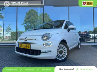 Fiat 500 0.9 TwinAir Turbo Lounge - Panodak - Navi Apple/Android - parkeerhulp - Org.NL