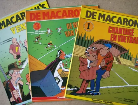 De macaroni's voetbalstrip adv. 685