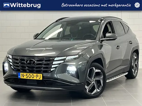Hyundai Tucson 1.6 T-GDI PHEV Premium Sky 4WD LEDER | TREKHAAK | SIDE STEPS | DIKKE UITVOERING! | 10