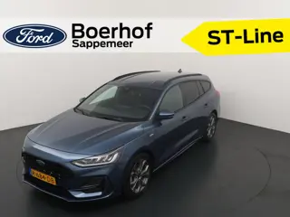 Ford FOCUS Wagon ST-Line EcoBoost Hybrid 125pk | All-Seasons | 100% Dealer onderhouden | LED | Clima