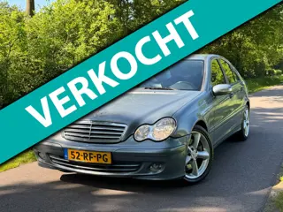 Mercedes-Benz C-klasse 180 K. Classic | Nieuwe apk + Automaat + Lederbekleding Nu € 2.650,-!!!