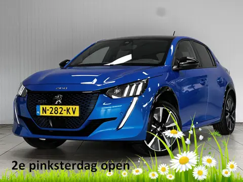 Peugeot e-208 EV GT Pack 50 kWh /90% SOH /LED Koplampen /Camera /Leder + Alcantara /Zwarte Hemel /Ap