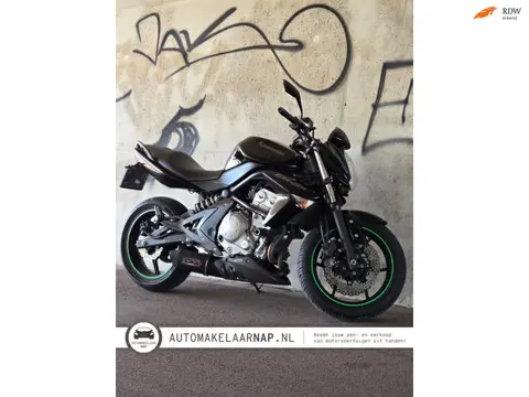 Kawasaki Tour ER-6n / 72 PK / 650 cc / BLACK-GREEN / 2008 / G.P.R. EXHAUST SYSTEM /