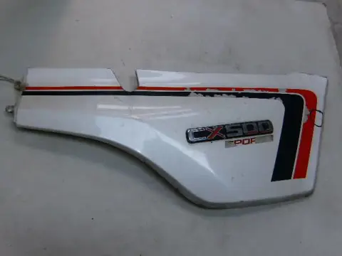 Honda CX500E Zijkap Rechts Wit