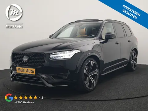 Volvo XC90 T8 Recharge AWD Ultimate Dark LONG RANGE 7 Persoons PHEV 455pk Dealer O.H. | Trekhaak Af 