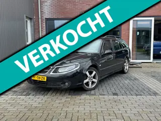 Saab 9-5 Estate 1.9 TiD Business | 12-2026 APK | AUTM | Leer | Trekhaak | Stoel Verwarming |