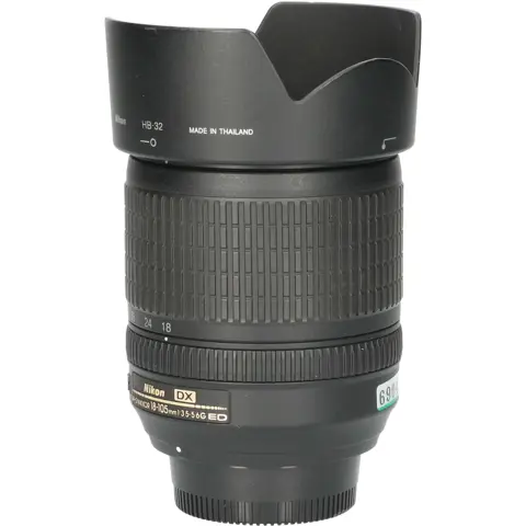 Tweedehands Nikon AF-S 18-105mm f/3.5-5.6G VR DX CM6904