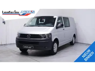 Volkswagen Transporter 2.0 TDI 102 pk L2 Dubbel Cabine 6-Zits APK 06-2026 Airco, Trekhaak