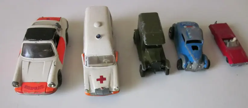 Verschillende miniautos