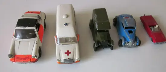 Verschillende miniautos