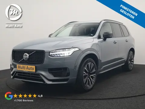 Volvo XC90 T8 Recharge AWD Plus Dark 7 Persoons LONG RANGE PHEV 455pk Dealer O.H. | Trekhaak Af Fabr