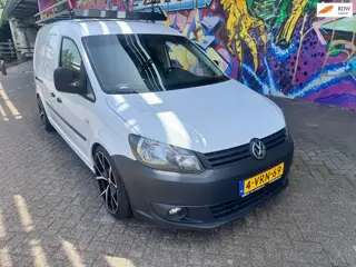 Volkswagen Caddy 1.6 TDI Maxi leer navi airco 19 inch verlaagd elektrische pakket cruise controle su
