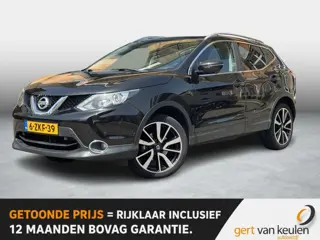 Nissan Qashqai 1.2 TEKNA LEER/NAVI/PANORAMADAK/TREKHAAK/360 CAMERA/NL-AUTO