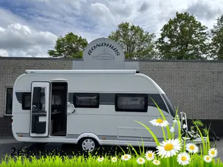 Hobby On Tour 460 DL UL met enkele bedden **Mover/Cassetteluifel/Fietsendrager/1e eigenaar/Zeer nett