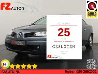 Renault Mégane Coupé-Cabriolet 1.6-16V Exception - Climate Controle - Parkeersens A - Cruise Control