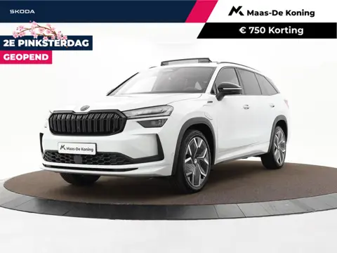 Skoda Kodiaq 1.5 TSI 204pk DSG PHEV Sportline Business · Panoramadak · CANTON Audio · 360gr. camera 