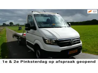 Volkswagen Crafter 35 2.0 TDI L3 EL BJ 2018 Oprijauto,Alu-bak,Lier,Opbergkisten!