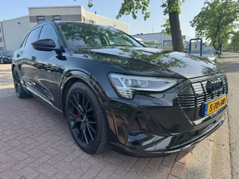 Audi e-tron 55 Quattro 408pk S Edition 95 kWh SOH 90,8% Zeer Complete Auto Black on Black