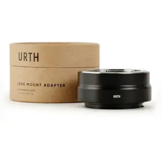 Urth Lens Mount Adapter: Compatible w/ Olympus OM Lens To Canon RF Camera Body
