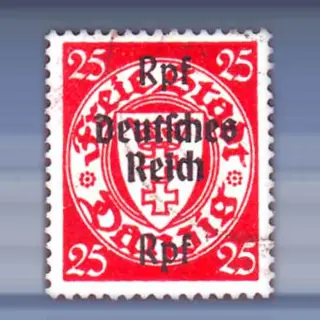 Danzig opdruk Deutsches Reich (1939)