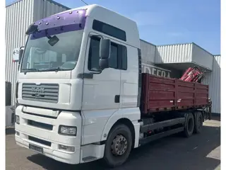 MAN TGA 26-410 , 6x2 , Tipper , Crane Atlas 140.1