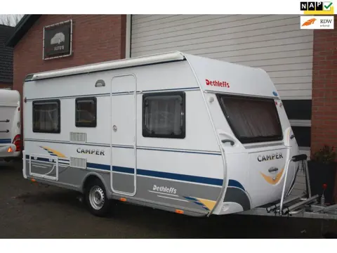Dethleffs EF2 GARANTIE!!! Midden Keuken, 4 Persoons Caravan, Mover, Voortent, Zak Luifel, Vast Toile