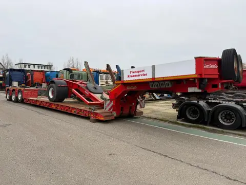 Nooteboom EURO-61-03 P PENDEL AXLES, EXTENDABLE 5,25METER, REMOTE CONTROLE, 3 AXLE FORCED STEERING