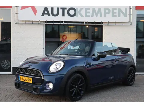 MINI Cabrio 2.0 COOPER S CHILI SERIOUS BUSINESS LEER|NAVI|STOELVERWARMING|PARK-ASSIST|ZEER COMPLEET