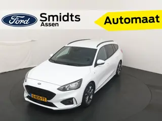 Ford FOCUS Wagon EcoBoost 125 pk ST-Line | Trekhaak | Winter Pack | Camera | 4 seiz. banden | Keyles