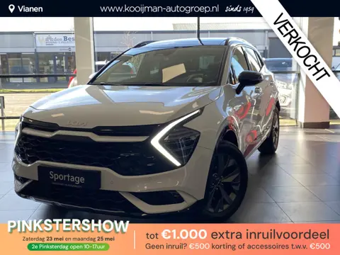 Kia Sportage 1.6 T-GDi Hybrid GT-Line 1e eigenaar, BTW auto, Panoramadak, Stoel&Stuurverwarming, Ele