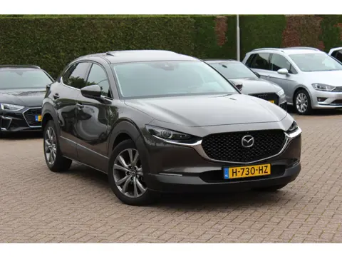 Mazda CX-30 2.0 e-SkyActiv-X M Hybrid Luxury / Trekhaak / Schuifdak / 360Camera / Head-up / Leder / 