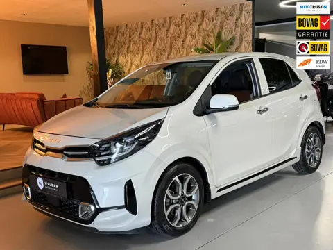 Kia Picanto 1.2 GT-Line|Automaat|Crème kleur|StoelVW|StuurVW|Keyless|CarPlay|LED|Rijklaar