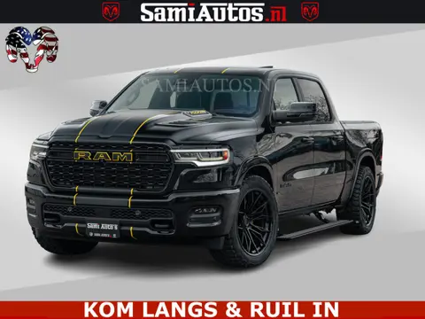 Dodge Ram LIMITED NIGHT H.O 540HP 706Nm | Massage + Full Option | De Meest Luxe en Volle Pick-Up in 