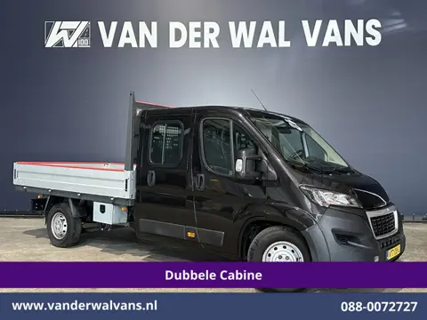 Peugeot Boxer 2.2 Blue HDi 140pk Pick-up 7 Persoons Dubbele cabine open laadbak Euro6 Airco | 7-Zits