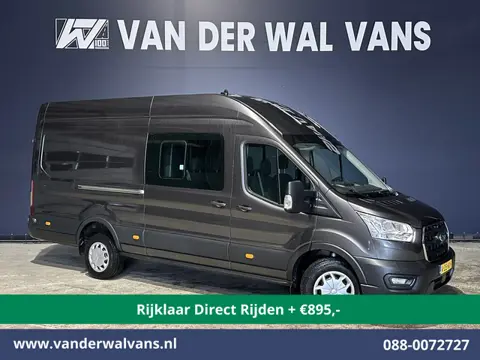 Ford Transit 2.0 TDCI 185pk L4H3 Dubbele Cabine Euro6 *Rijklaar Direct Rijden* Airco | 6-Zits | Came